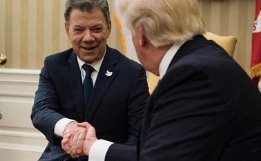 El encuentro se desarrolla en la Casa Blanca. AFP