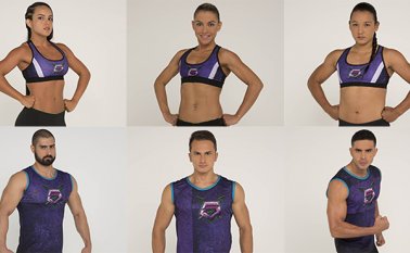 De izquierda a derecha: Tatiana Cabeza, Edith Rocío Ortega, Andrea Fernández, Fabio Carreño, Frank Sáenz y José Vargas. Cortesía