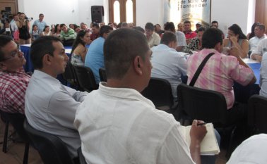 Presidentes de junta y docentes de la zona quedaron más tranquilos. Cortesía