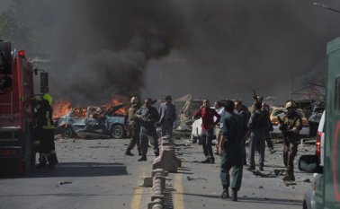 El presidente estadounidense Donald Trump está examinando el posible envío de miles de militares para hacer frente a la situación. AFP