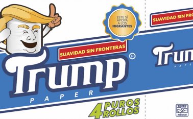 Un empresario mexicano creó el papel higiénico Trump. AP