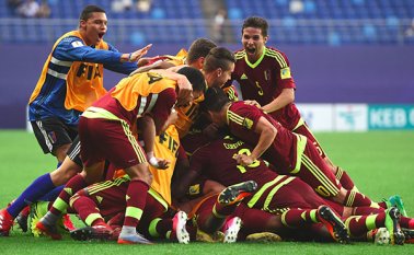 Venezuela encabezó un grupo que compartía Alemania, México y Japón. AFP