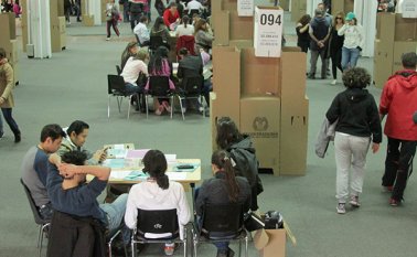Las votaciones presidenciales tendrán lugar el 27 de mayo y cuatro meses antes comenzará la inscripción de candidatos ante la Registraduría. Archivo
