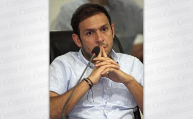 El vicepresidente del conservatismo, el concejal Juan Felipe Corzo, aseguró que el directorio que se elija esta semana será provisional. Archivo
