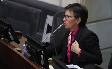 Claudia López, senadora de la Alianza Verde. Colprensa