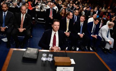 James Comey, ex director del FBI. AFP