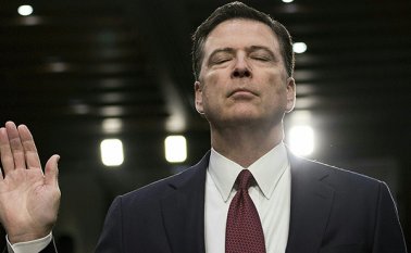 Comey adelantó por escrito su testimonio, en un documento de siete páginas que tuvo el efecto de un verdadero terremoto político. AFP