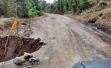 Puntos críticos de la vía de La Soberanía son intervenidos por Invías, en alianza con la Gobernación de Norte de Santander, Ecopetról y el Ejército. Cortesía