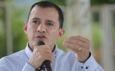 Elkin Caballero Ramírez, alcalde de El Zulia. Archivo La Opinión