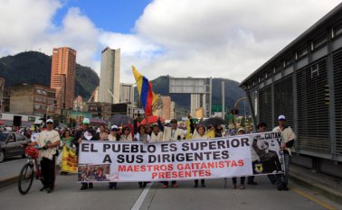 El magisterio desestimó que las negociaciones con el Gobierno no avancen por temas salariales, tal y como lo afirmó la ministra Yaneth Giha. Colprensa