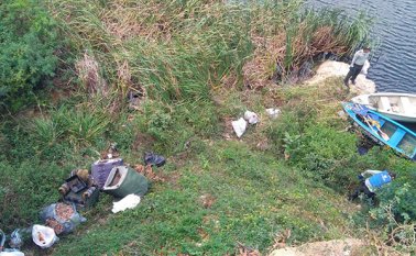 Los vecinos le pidieron al alcalde, César Rojas, apersonarse de este potencial sitio turístico, invirtiendo en su recuperación. Cortesía