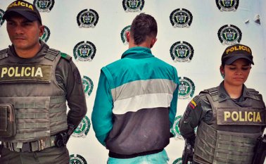 El sujeto enfrenta cargos por el delito de lesiones personales. Policía Nacional