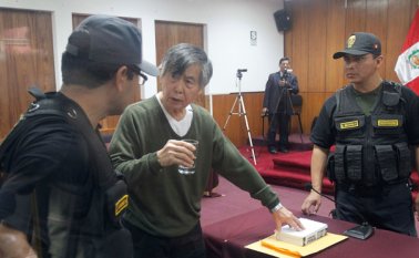 El expresidente Fujimori, de 78 años, está preso desde 2007 en una base policial de Lima cumpliendo una condena de 25 años. Archivo