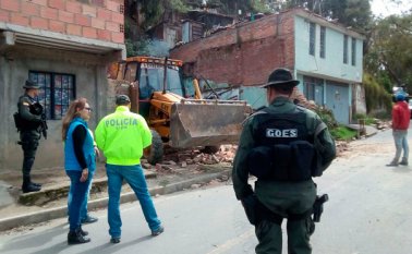 La casa abandonada tenía nueve habitaciones. Policía Nacional