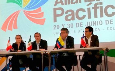 Los ministros de finanzas de los países miembros de la Alianza del Pacífico (Colombia, México, Perú y Chile) firmaron un convenio para evitar la doble tributación de los fondos de pensiones. Colprensa
