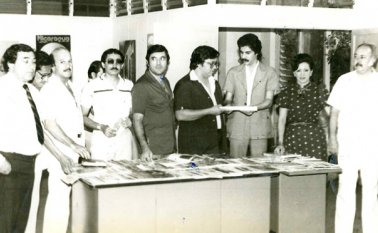 Hernando Ruiz, Víctor Hernández, Rómulo Hernández, Víctor Parra, al licenciado Saúl Molina, Orlando Useche, Jhon Jaimes, Nhora Santaella y Jorge Álvarez Sarmiento. Archivo La Opinión