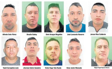 Los capturados fueron enviados a la cárcel. Suministrada