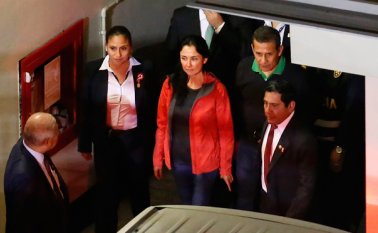 "Nosotros le haremos frente, en defensa de nuestros derechos", dijo el expresidente Humala tras conocer la decisión. AFP