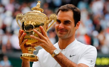 Federer, quinto jugador del ránking, se impuso al croata Marin Cilic, sexto del mundo, por 6-3, 6-1 y 6-4. AFP