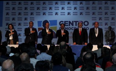El comunicado fue firmado por los precandidatos del Centro Democrático, la bancada de congresistas, los diputados y concejales. Colprensa