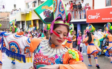 El parque Águeda Gallardo es el espacio escogido para el Concierto Nacional del 20 de Julio, Día de la Independencia. Este es el grupo Andiwarmy de Putumayo. Cortesía