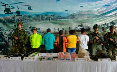 Los operativos permitieron neutralizar algunos planes delincuenciales de esta organización, según las autoridades. Colprensa