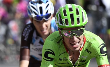 Rigoberto Urán está ya pensando en el gran reto de la contrarreloj del sábado. AFP