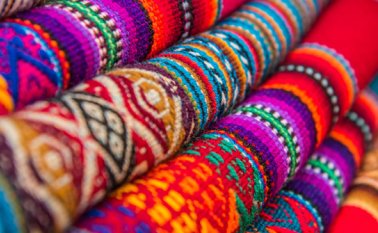 Telas colombianas. Internet