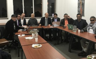 Aspecto de la reunión sostenida entre las Farc y exjefes paramilitares Tomada de internet