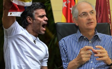 Leopoldo López y Antonio Ledezma, opositores venezolanos. Archivo particular