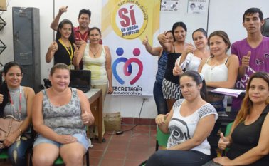 Quienes se beneficiarán son en su mayoría mujeres que han mostrado con anterioridad su agrado por formarse y tener sus microempresas. Cortesía