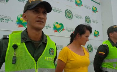 Saida Coronel es oriunda de Teorama y residente de la vereda Honduras de Convención. Policía Nacional
