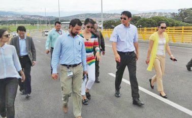 En desarrollo de la jornada se visitaron los los puentes Simón Bolívar, Francisco de Paula Santander y Tienditas. Cortesía