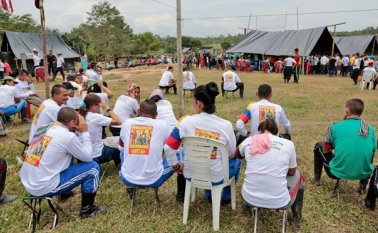 Caño Indio, en Tibú, es una de las zonas veredales en donde los integrantes de las Farc avanzan en su proceso de desmovilización. Archivo