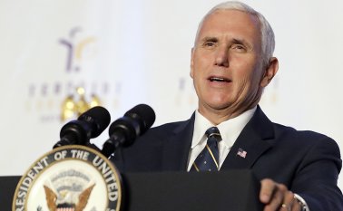 Pence llegará a Buenos Aires en horas de la tarde. AP