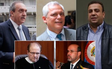 Luis Alfredo Ramos (izquierda), Hernán Andrade (centro) y Musa Besaile (derecha) son los señalados en hechos que involucraron al exdirector de la Unidad de Anticorrupción Luis Gustavo Moreno. El Colombiano