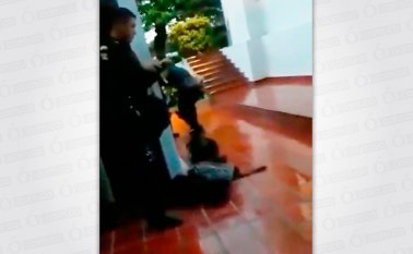 La situación prendió las alarmas de la Policía Metropolitana de Cúcuta sobre el puente internacional Simón Bolívar. Captura de video