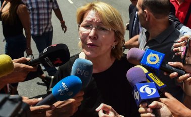 Luisa Ortega, exfiscal general. AFP