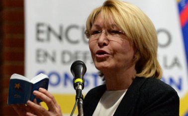Luisa Ortega, exfiscal de Venezuela. AFP