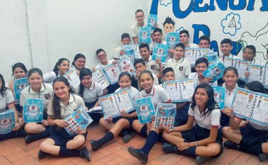 Los estudiantes del colegio Rafael Uribe Uribe de Doña Nidia han menorado no solo su convivencia escolar, si no su rendimiento académico. Cortesía para La Opinión