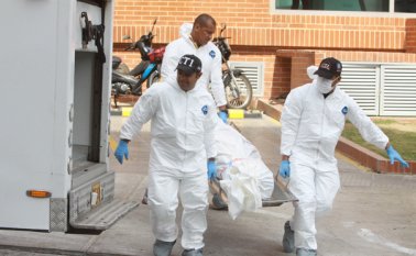 La diligencia del levantamiento se realizó en el Hospital Manuel Elkin Patarroyo de Santa Rosa, sur de Bolívar. Colprensa