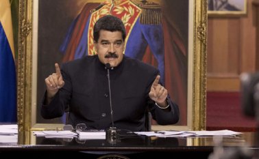 Nicolás Maduro, presidente de Venezuela. AP