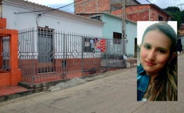 A esta vivienda del barrio Sevilla llegó Geovanny Anaya y atacó a Leidy Flórez (en la foto pequeña). Cortesía para La Opinión