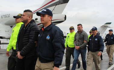 En las últimas horas fueron extraditadas nueve personas a los Estados Unidos. Colprensa