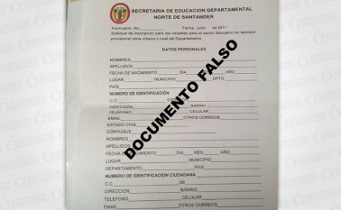 La funcionaria reiteró que sólo mediante la plataforma del Banco de la Excelencia se hace la selección del personal. Cortesía