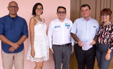 Renson Said Sepúlveda, Natalia Peñaranda Calonge, César Ricardo Rojas Ramírez, Julio García-Herreros y Marbeisy Usa.  Juan Pablo Cohen
