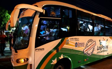 Los buses tienen una inversión de $250 millones de la Gobernación y otros $50 millones de la Alcaldía de Los Patios. Cortesía