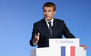 Emmanuel Macron, presidente de Francia. AFP