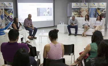Durante la clausura del programa de formación se desarrolló un panel para presentar experiencias con empresarios exportadores del departamento. Juan Pablo Cohen
