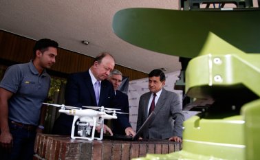El sistema de radar Sinder® es capaz de detectar drones en un radio de cinco kilómetros a una altura de 200 metros, Colprensa